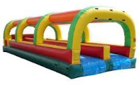 •	Dual lane slip-n-slide - wet and tons of fun. 30x8x8h 