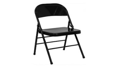 Black-Metal-Folding-Chair